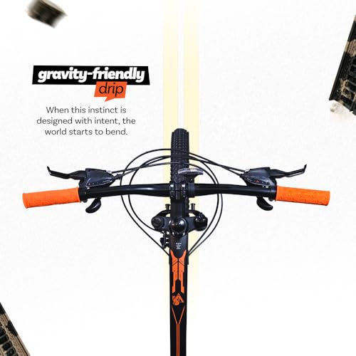 Firefox Dominator handlebar control and grip top view for better riding stability and control