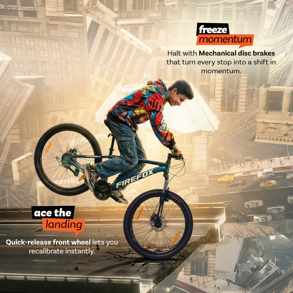 Firefox Dominator MTB stunt performance off road riding
