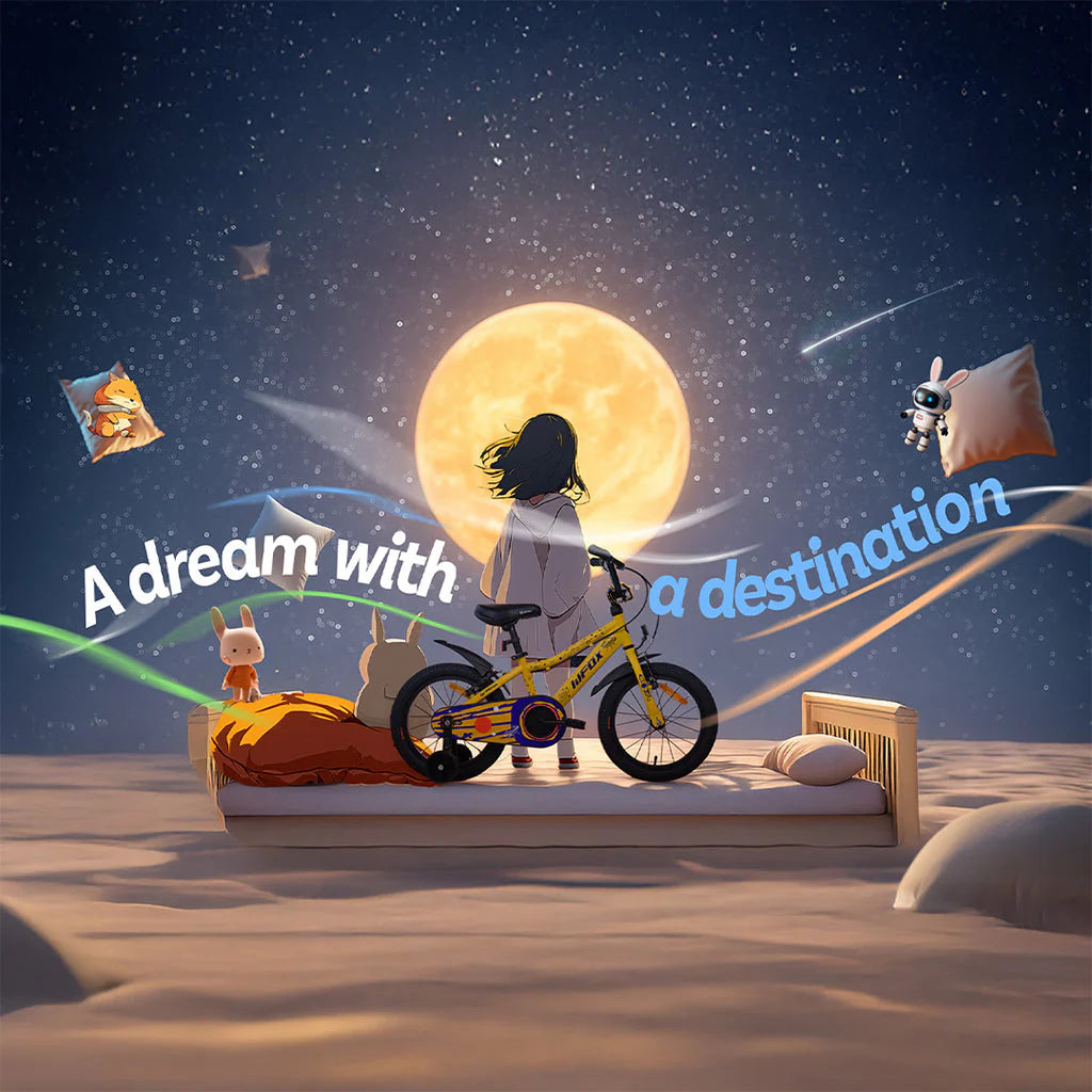 Firefox Dreamer Kids Bicycle Adventure Lifestyle Promotional Image
