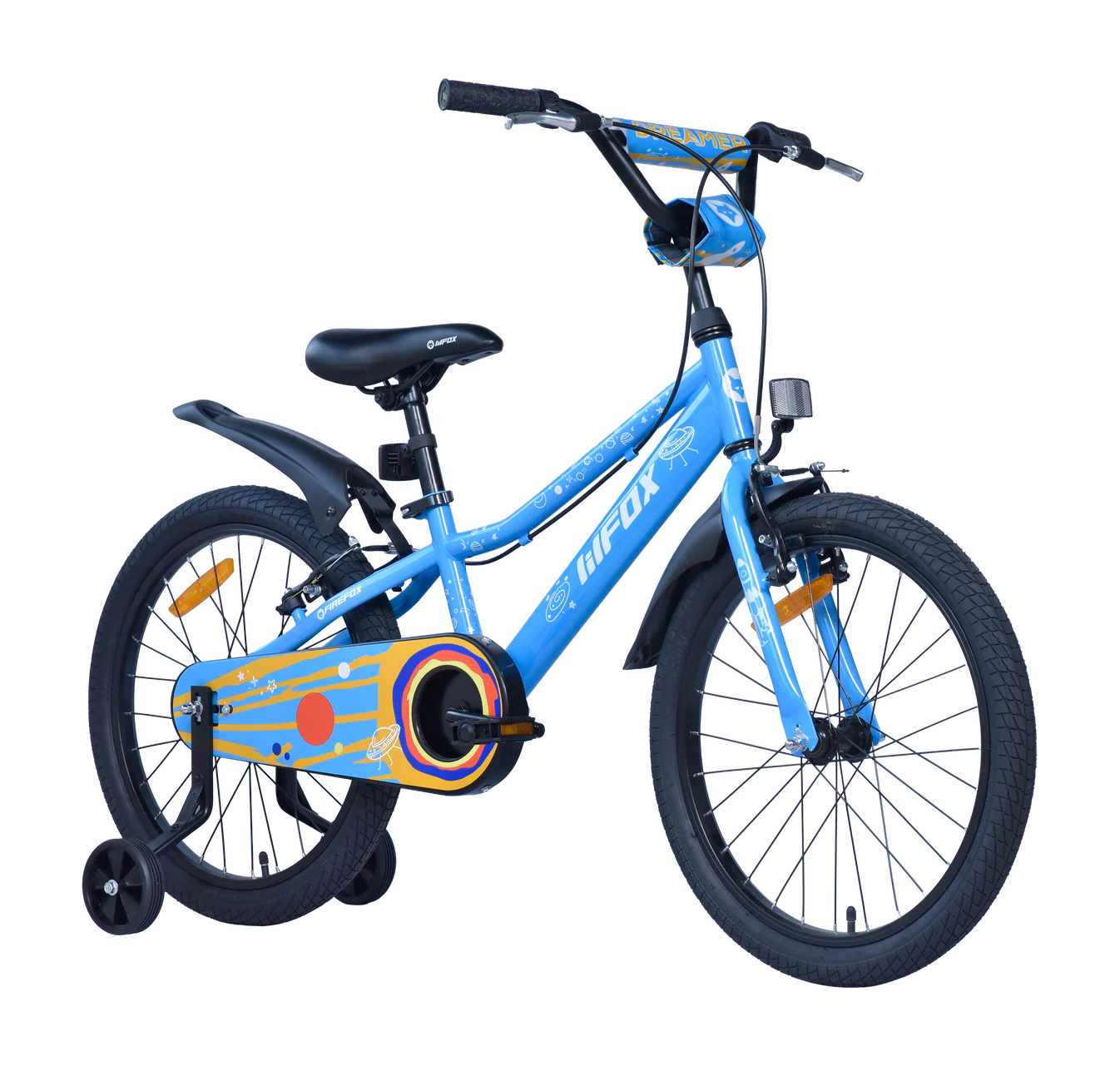 Firefox Dreamer Kids Bicycle Blue Single Speed with Training Wheels

