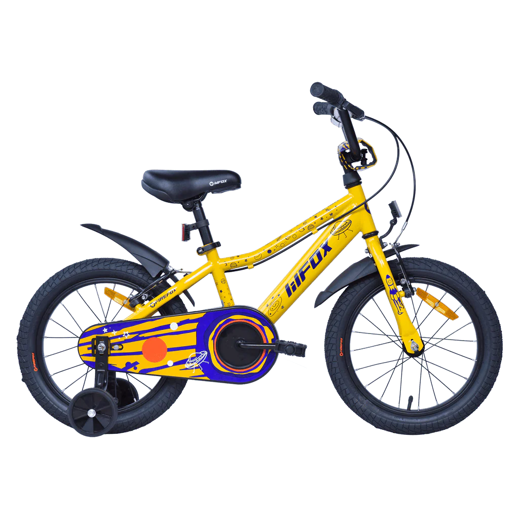 Firefox Dreamer Yellow Kids Bicycle Profile View
