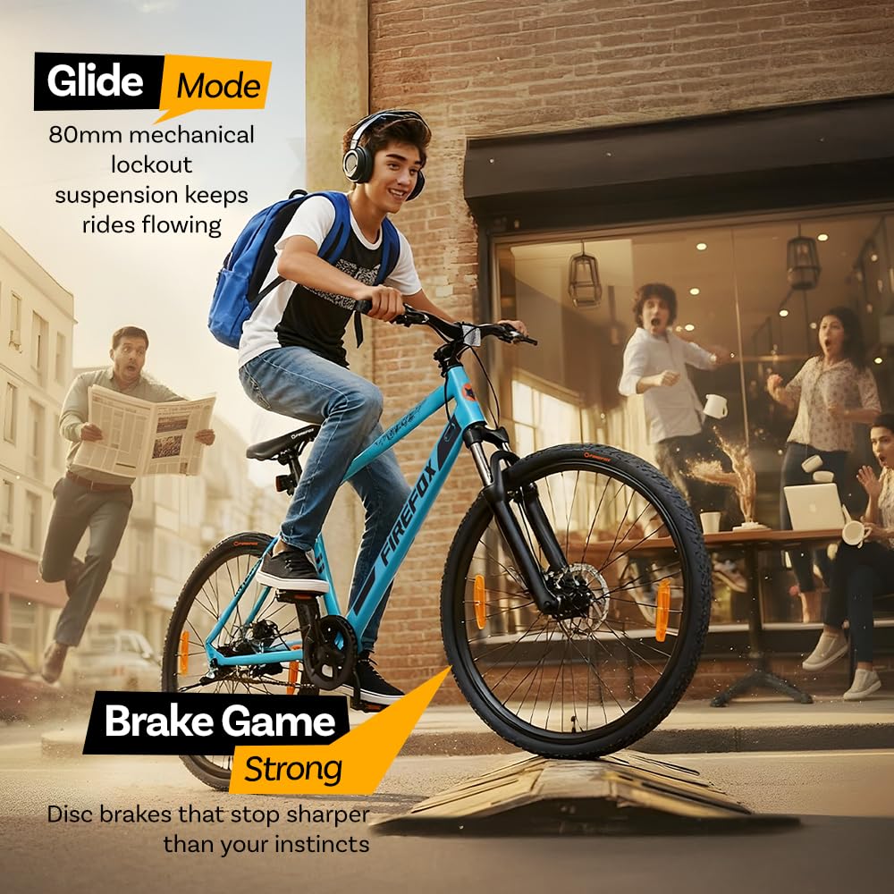 Firefox Drift Hybrid Bicycle Disc Brake System for Strong Stopping