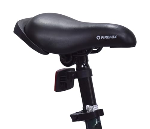 FIREFOX Flytron 20T bicycle seat with black saddle and rear reflector for kids cycle.

