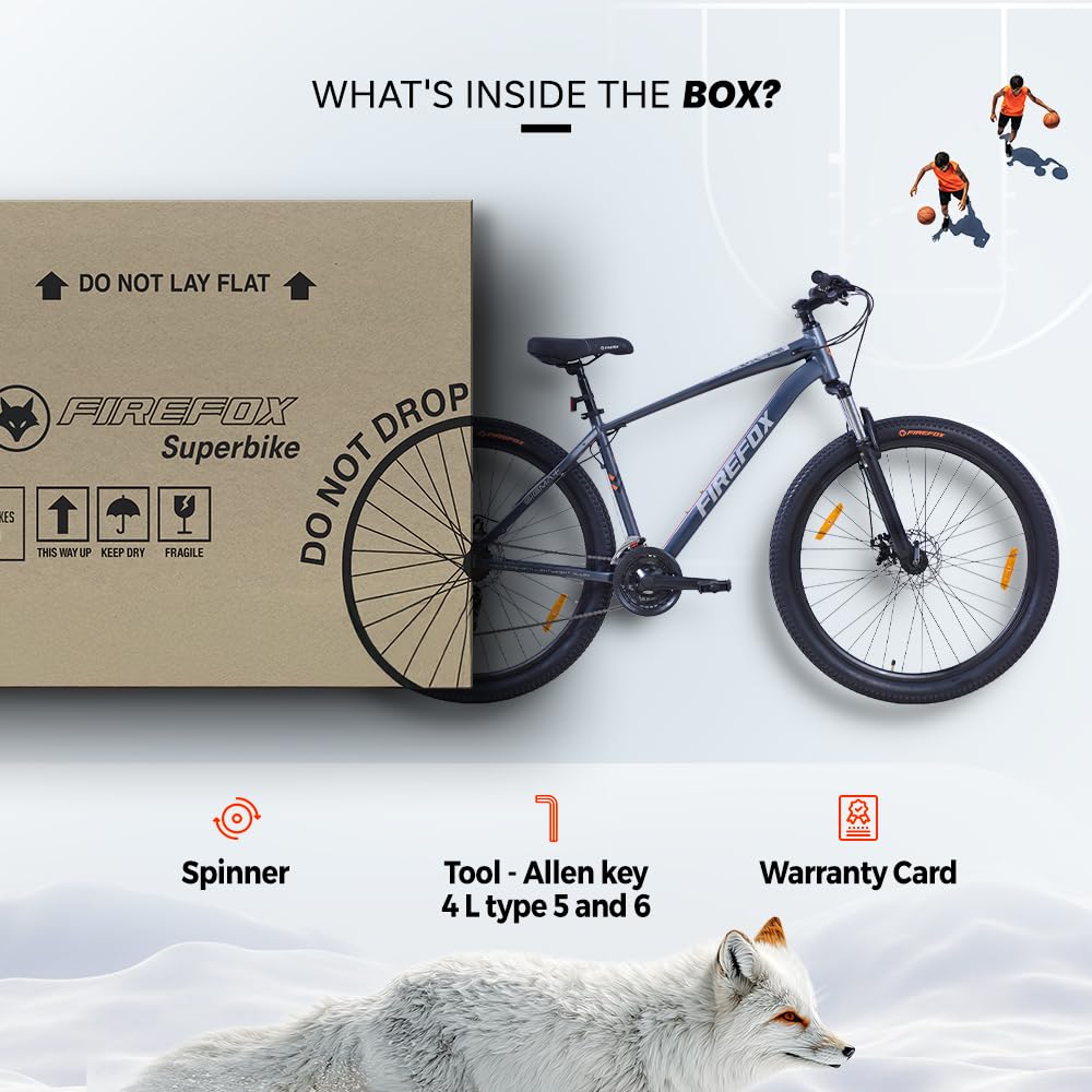 Firefox Sigma Plus Bicycle Box Contents Pedals Toolkit Warranty Card