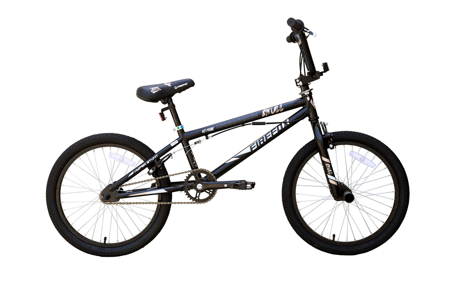 Firefox Skull 20T BMX Bicycle for Kids | Single Speed | Steel Frame | V Brakes