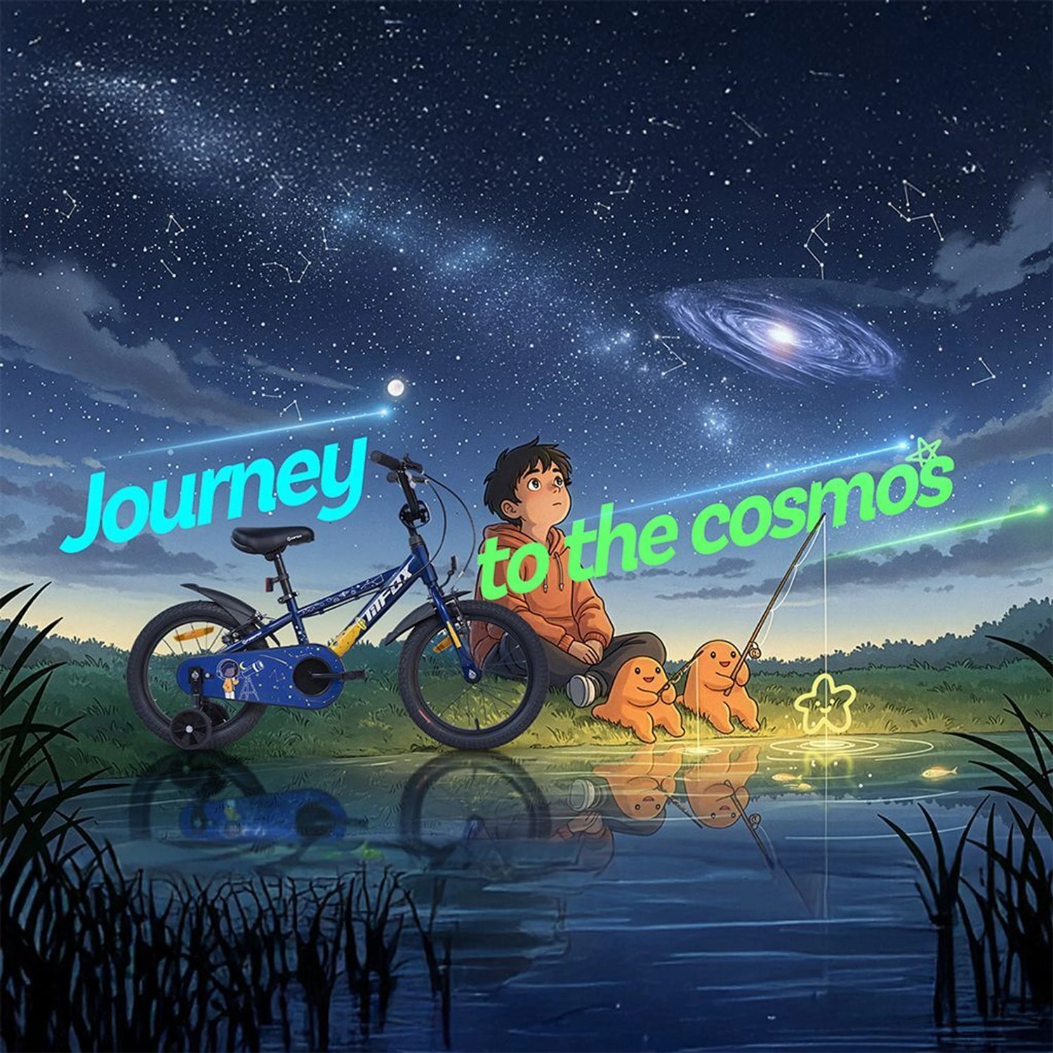 Firefox Star Gazer Black Kids Bicycle Adventure Lifestyle Promotional Image
