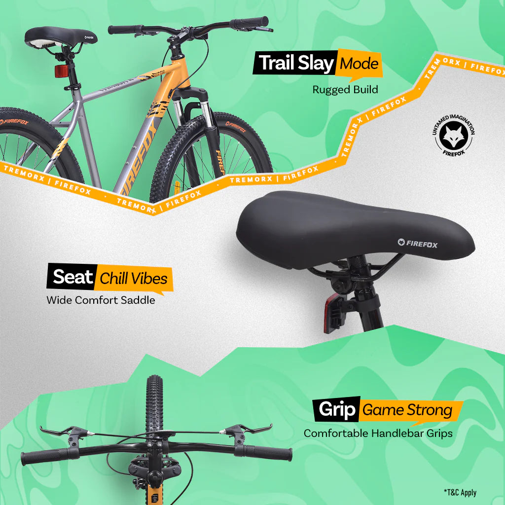 Firefox Tremor X comfortable saddle MTB cycle seat design India
