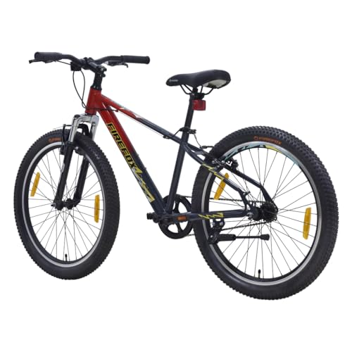 Firefox Tremor X 24T MTB Cycle – Red, Single Speed, V Brakes – Side View	