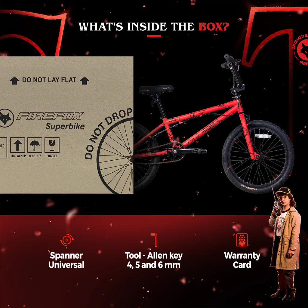 Hellfire Club BMX Cycle 20T | Stranger Things Edition Stunt Bike