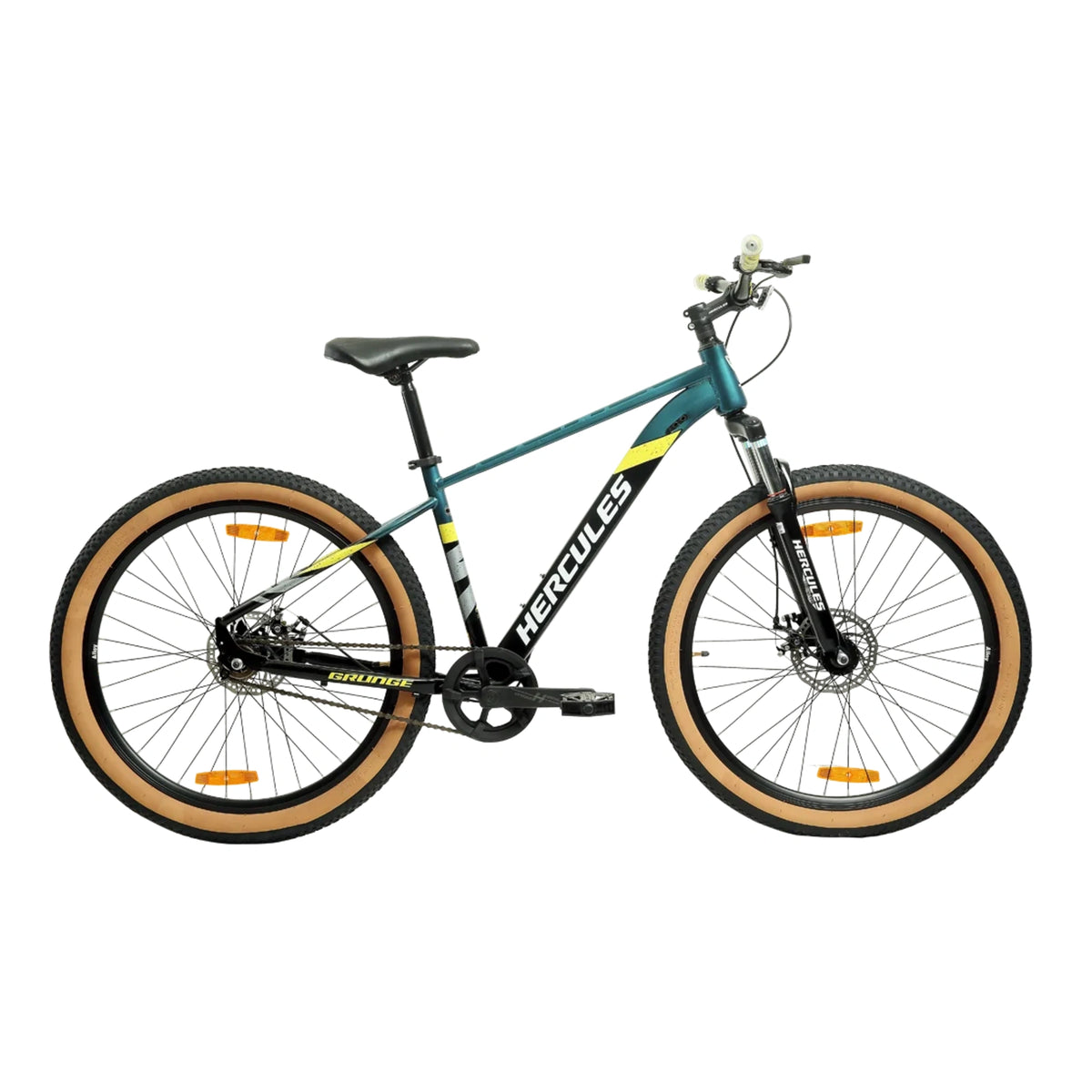 Hercules Grunge FX DD mountain bicycle with suspension fork and dual disc brakes