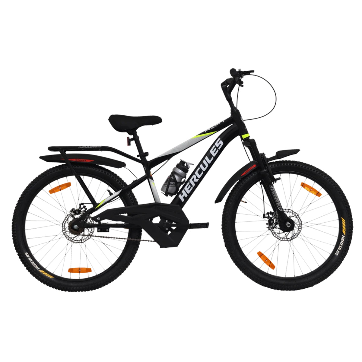 Hercules Rift FX DD mountain bike with suspension fork and dual disc brakes