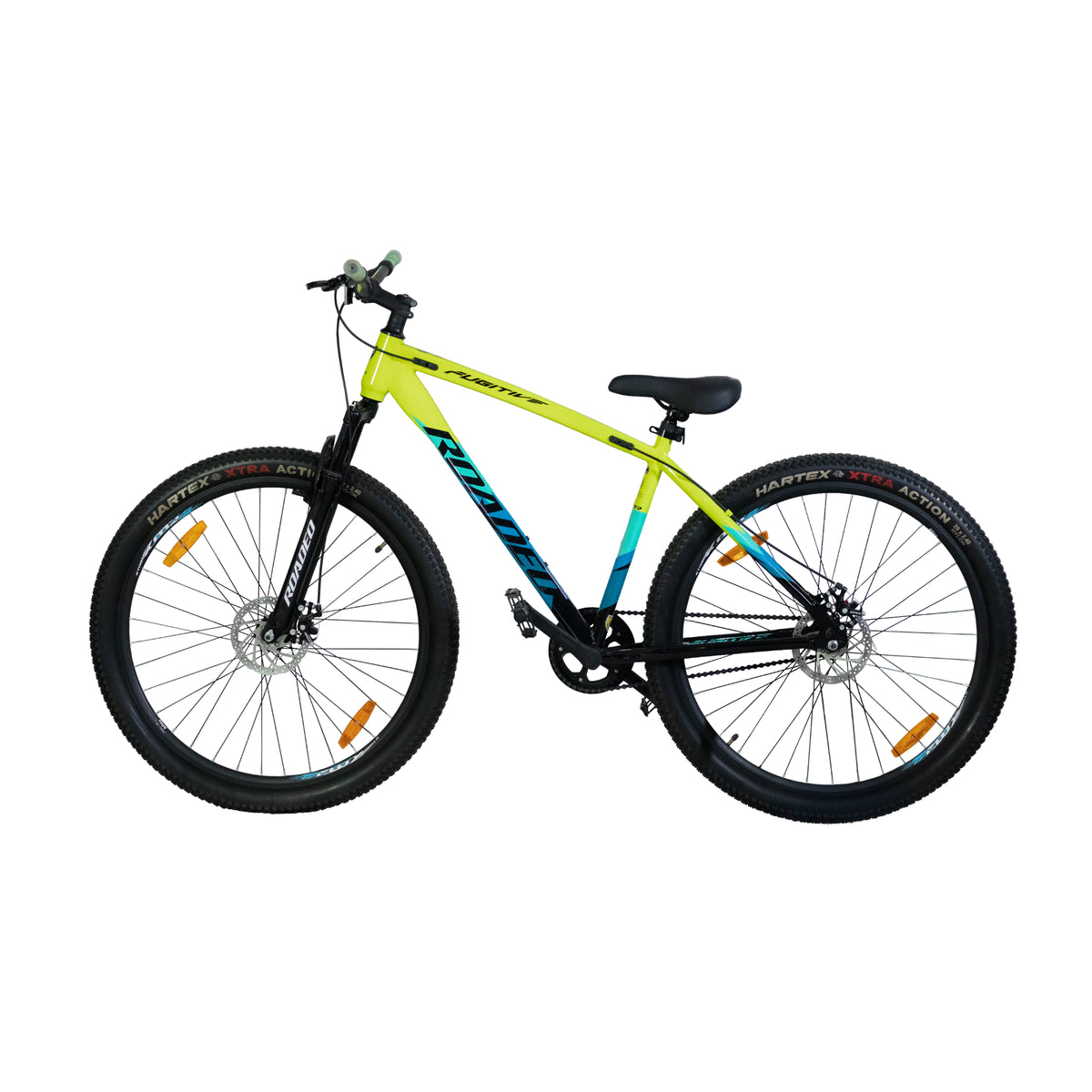 Hercules Roadeo Fugitive green MTB cycle side view