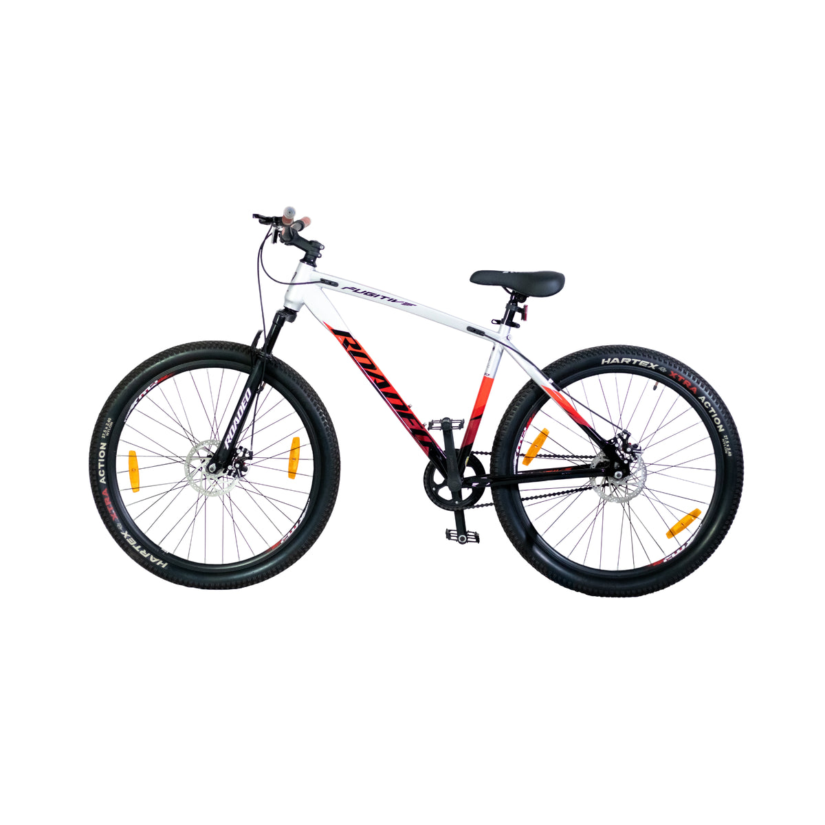 Hercules Roadeo Fugitive silver MTB cycle side view