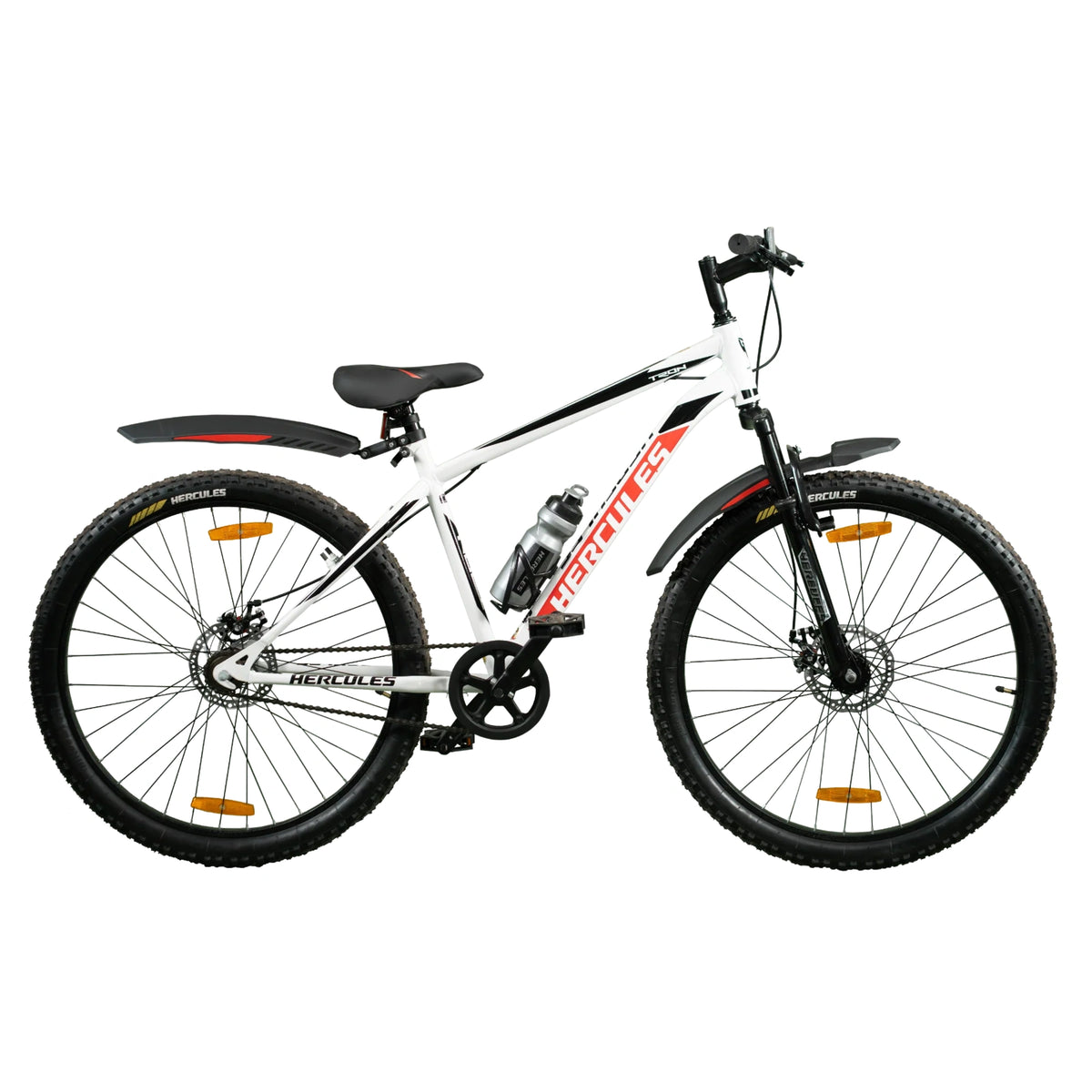 Hercules Tron mountain bicycle with front suspension and disc brake
