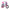 Hero Blush 20T turquoise pink kids cycle with basket backrest and side wheels front view