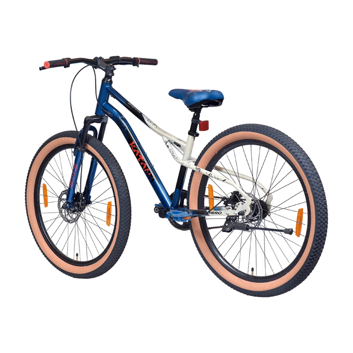 Hero Katana 26T blue grey MTB cycle side view