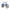 Hero Lilstar blue kids cycle front three-quarter view with integrated carrier