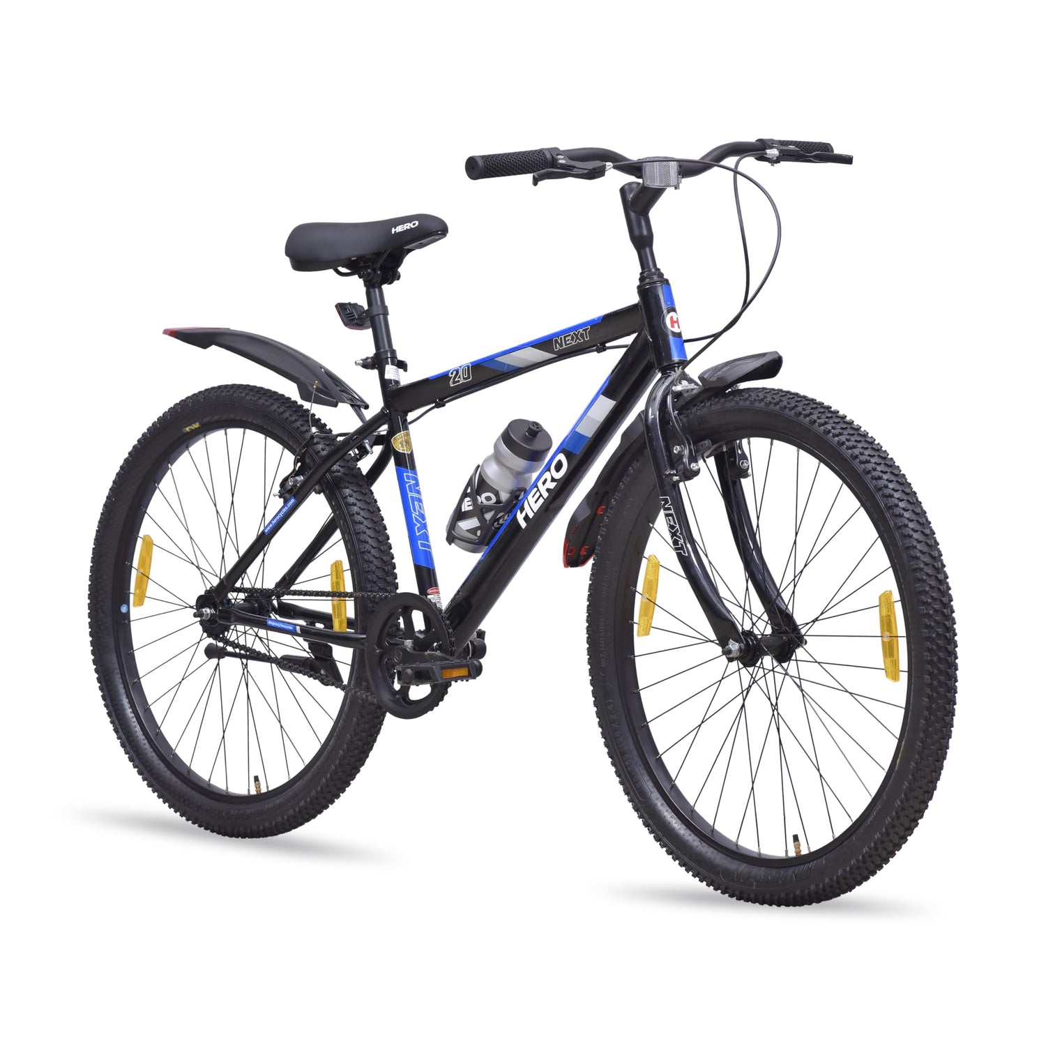 Hero Next 26T MTB Cycle Single Speed with Front Suspension, Bottle Holder and Integrated Carrier