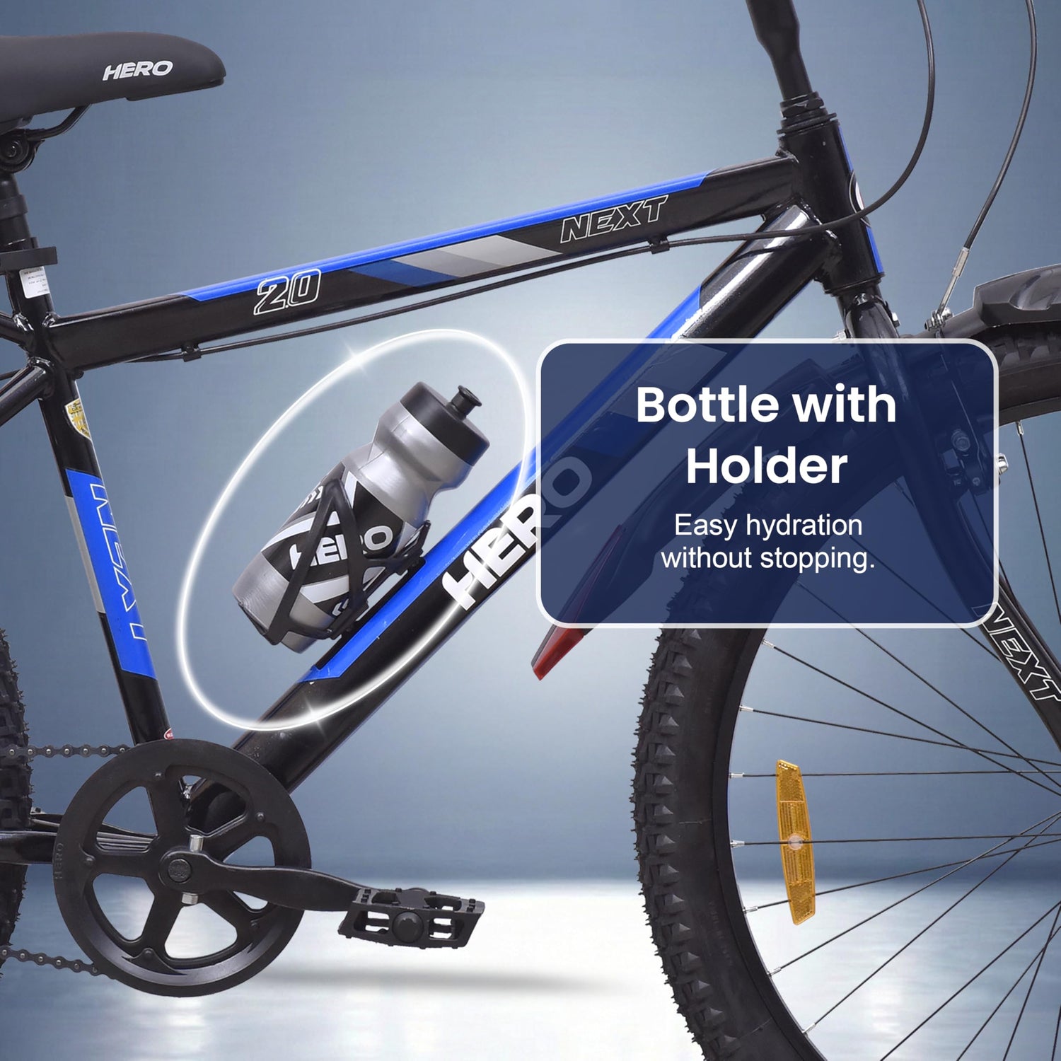 Hero Next 26T MTB Cycle with Bottle and Bottle Holder