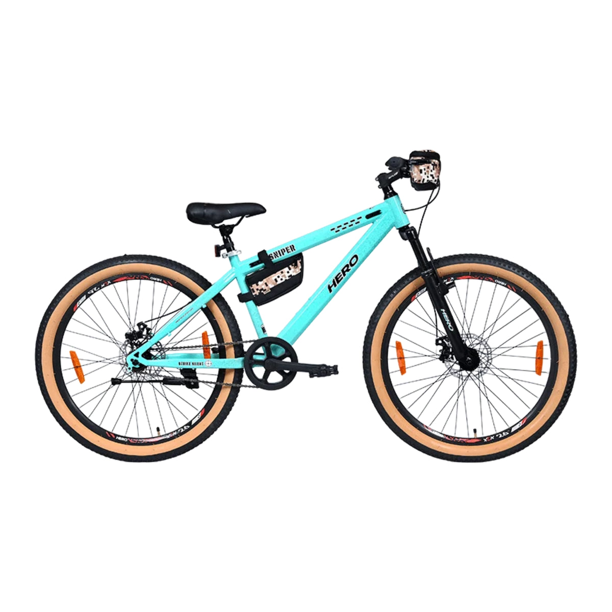 Hero Sniper cyan MTB cycle side view