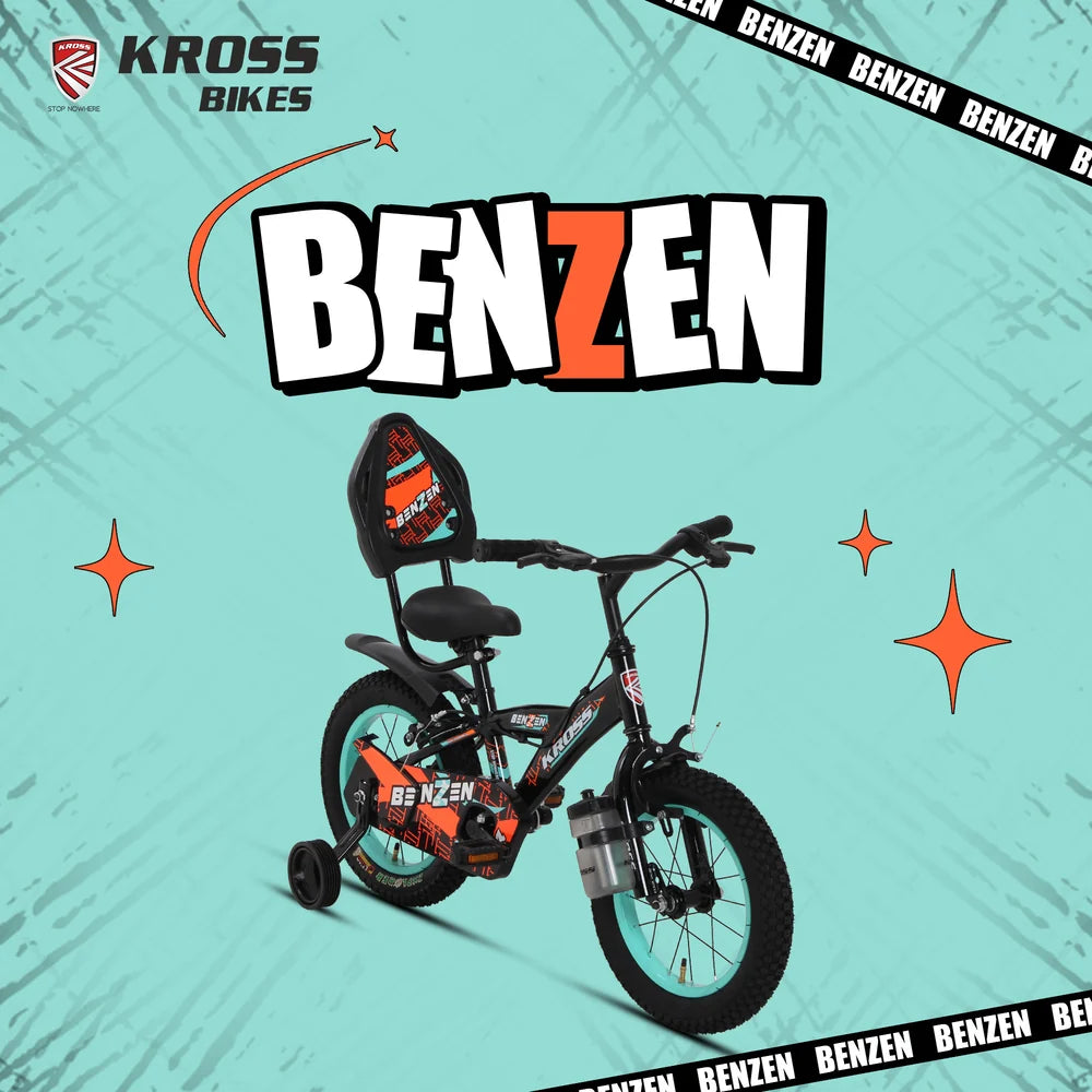 Kross Benzen black 14T single speed kids cycle