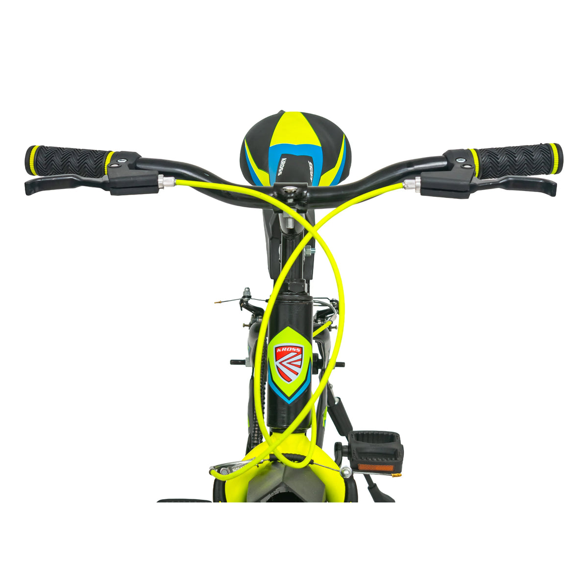 Kross Gravity 20T kids bicycle front view with handlebar