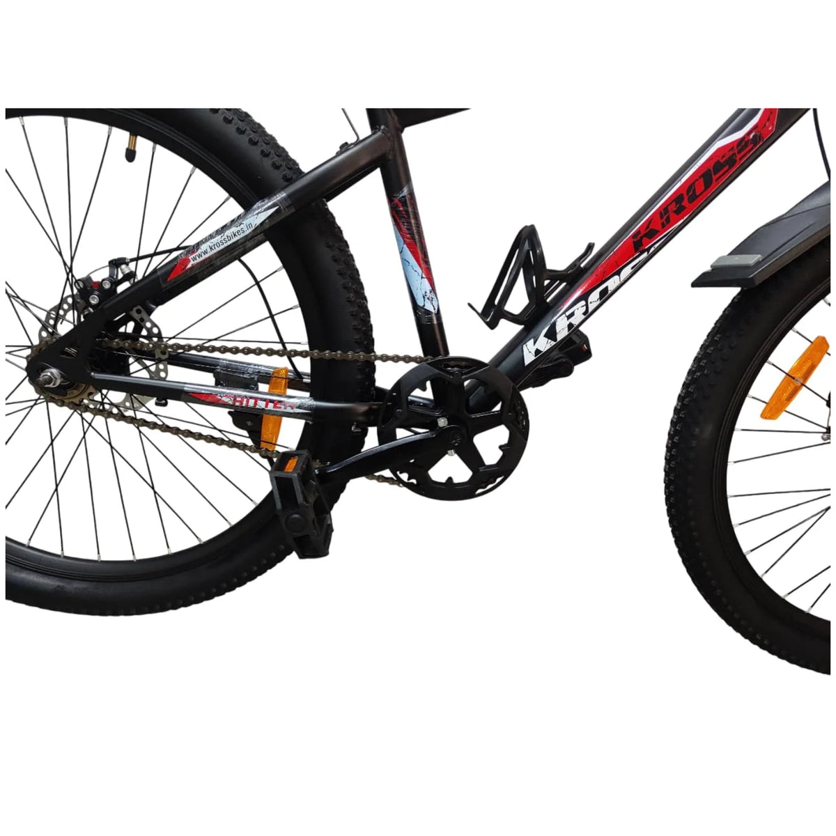 Kross Hitter 26T rear drivetrain chain and wheel detail