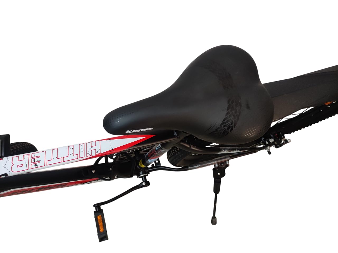 KROSS Hitter MTB comfortable sports saddle closeup