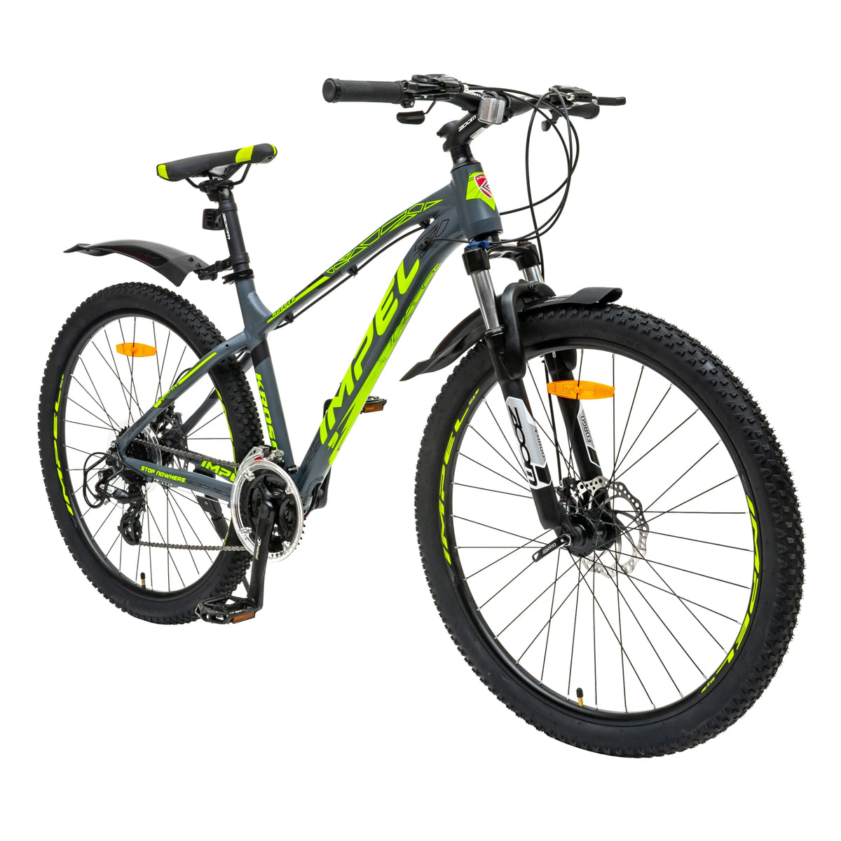 Kross Hopper 27.5T red 24-speed MTB cycle side view