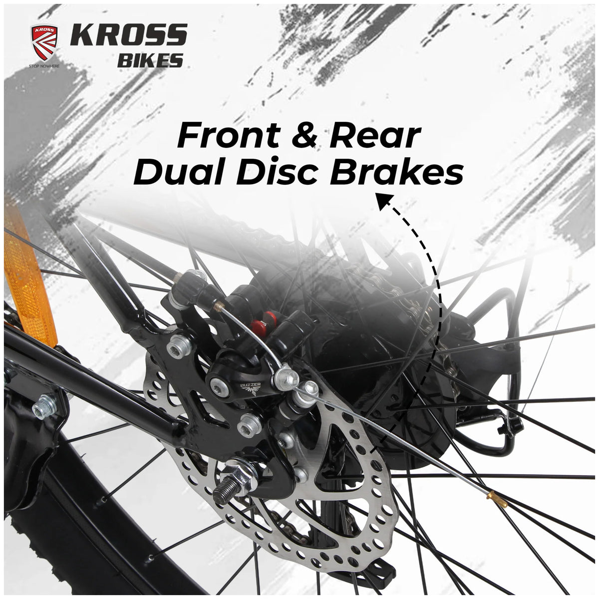 Kross K-20 Marbal 26T MTB cycle with front and rear dual disc brakes