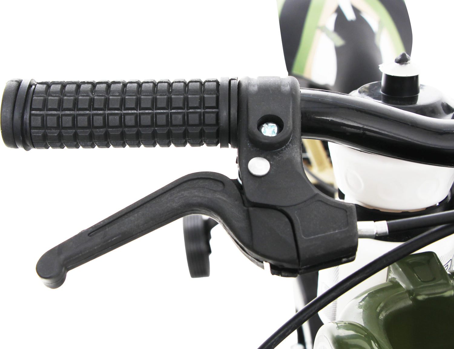 Kross Romax Kids Cycle Brake Lever and Grip Close Up