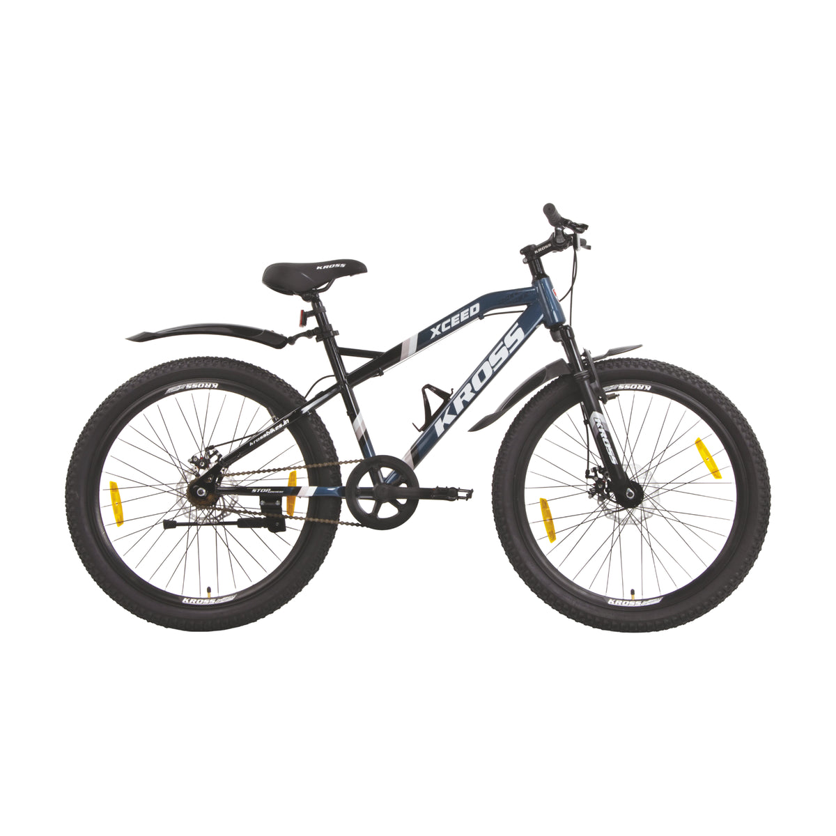 Kross Xceed grey black MTB bicycle side view