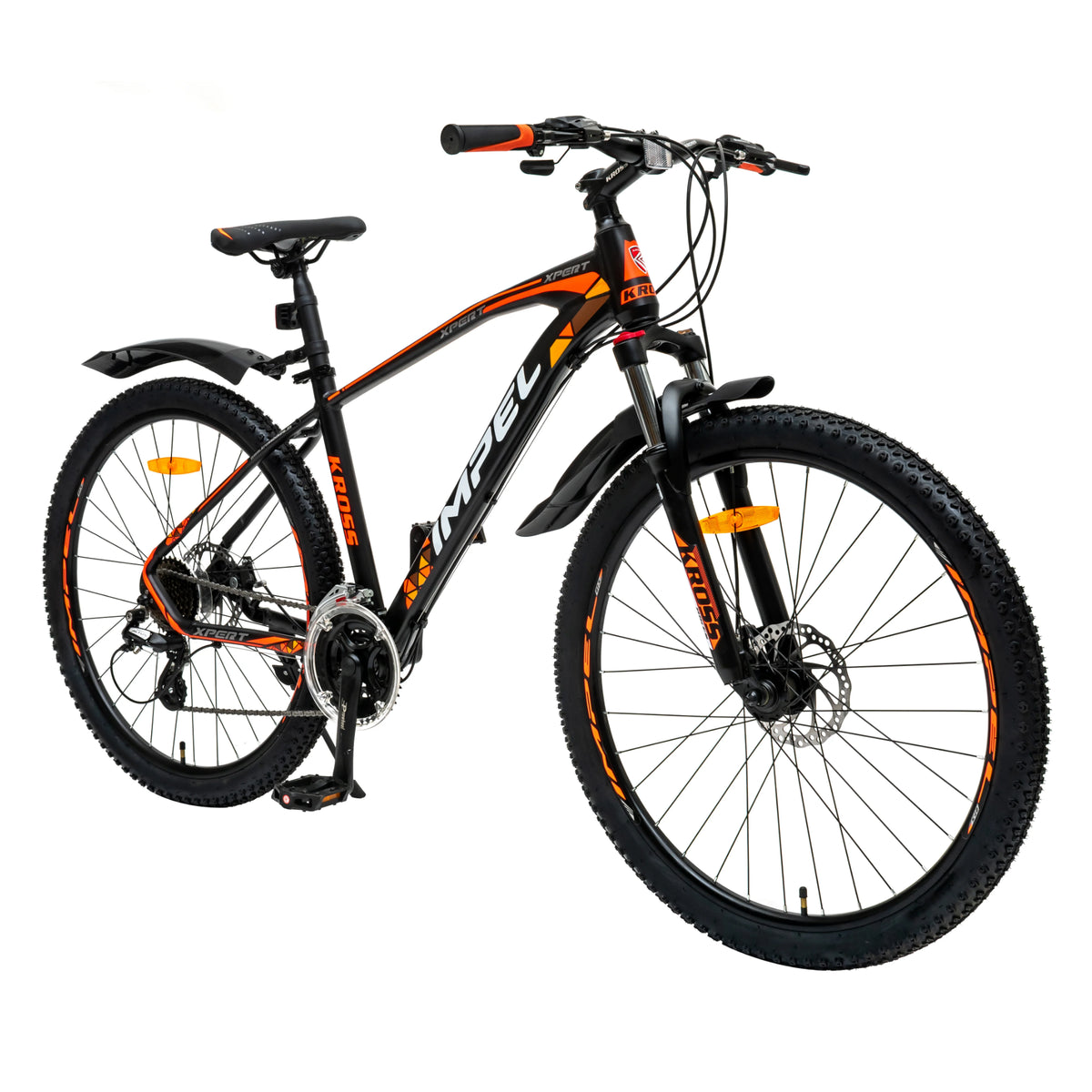 Kross Xpert 29T orange black MTB cycle side view