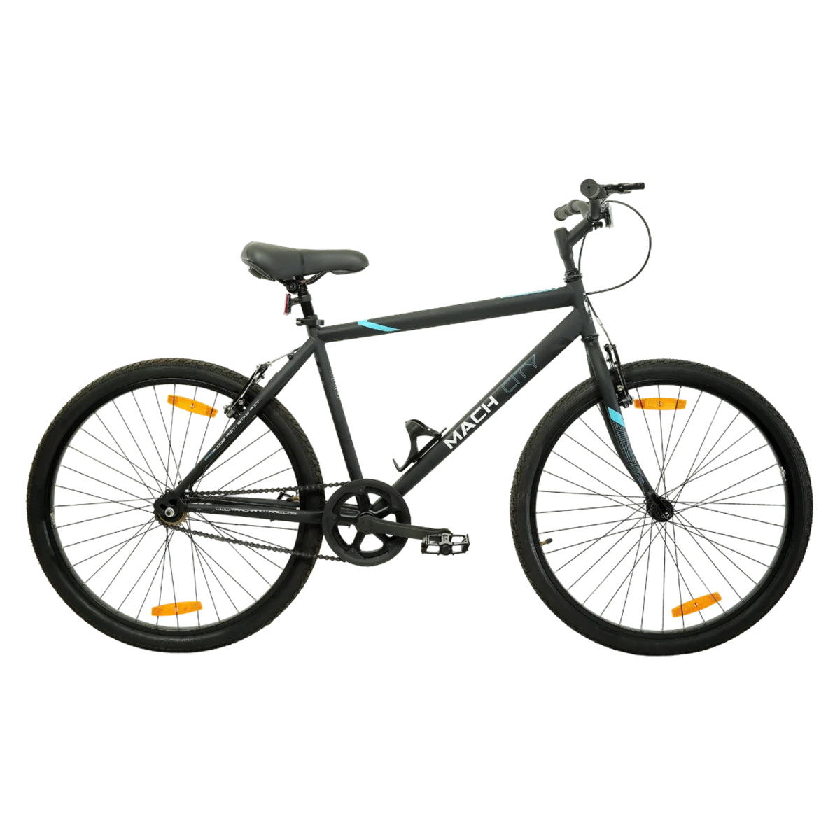 Mach City iBike 26T Black single speed city cycle