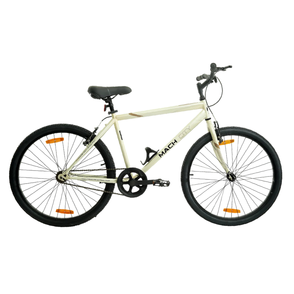 Mach City iBike 26T Ivory single speed city cycle