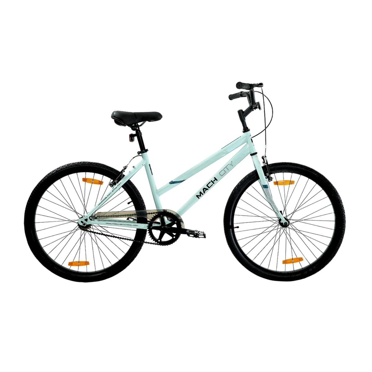 Mach City iBike Women 26T Mint Green single speed city cycle