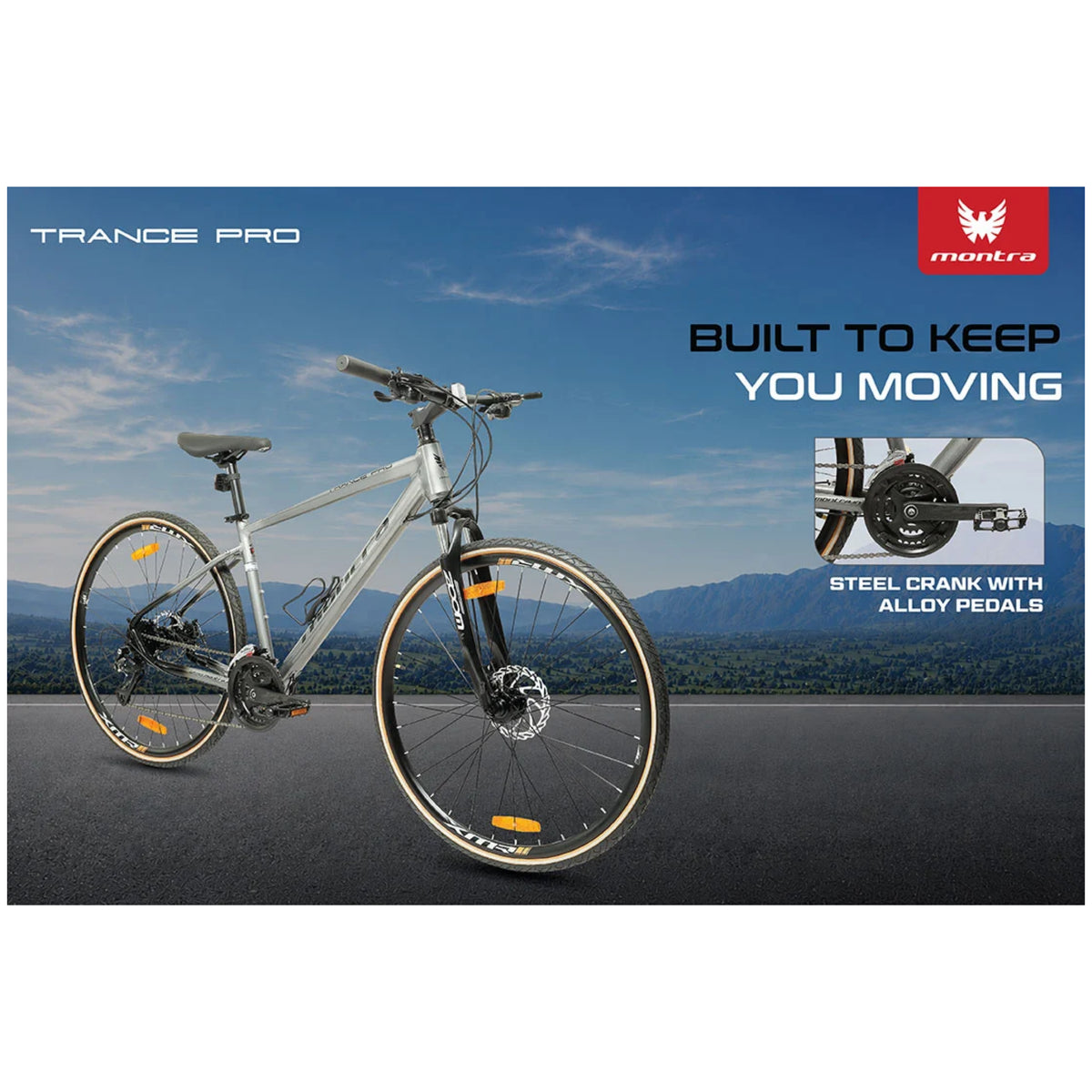 Montra Trance Pro 700C hybrid bicycle alloy frame