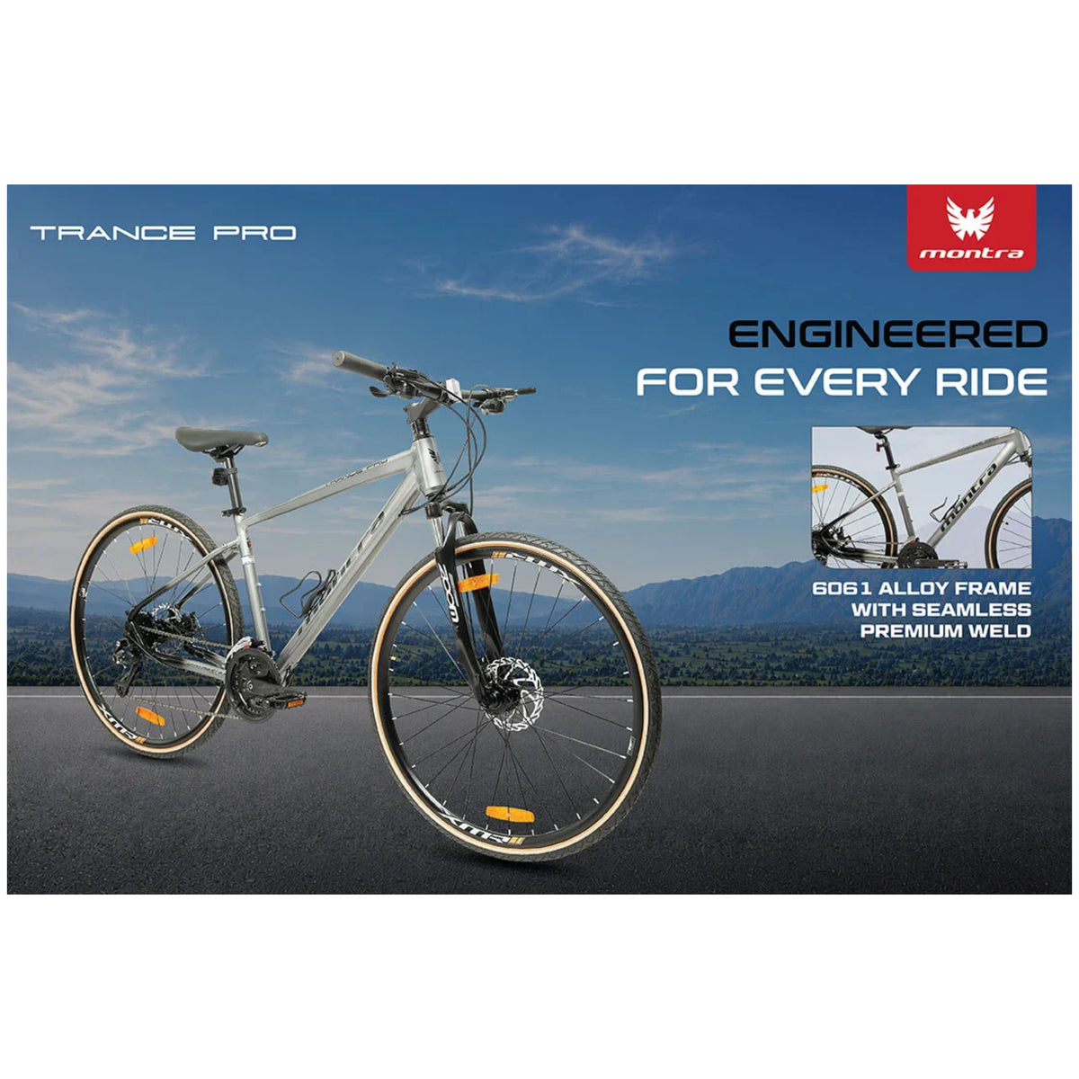 Montra Trance Pro 700C hybrid cycle alloy frame