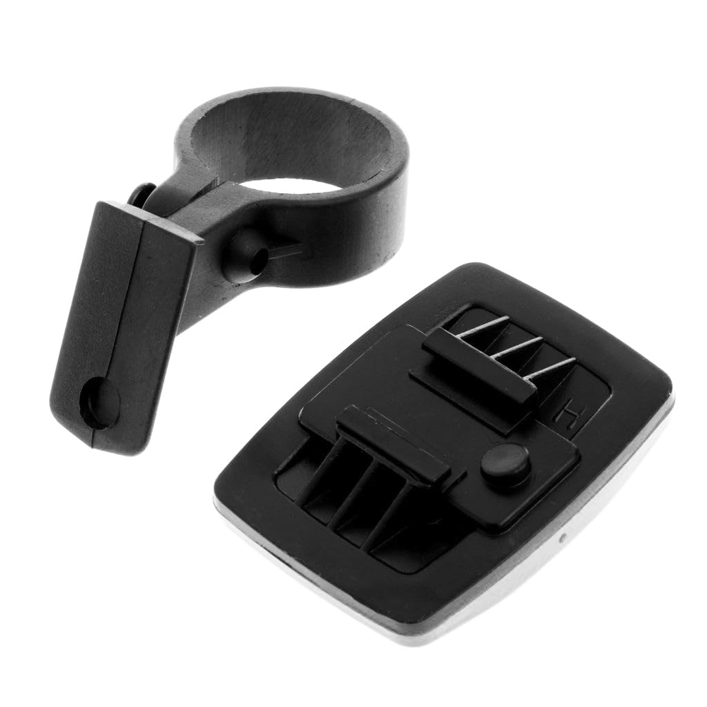 White cycle reflector with back clip for mounting on bicycle seatpost, school bags, or helmets – enhances night visibility

