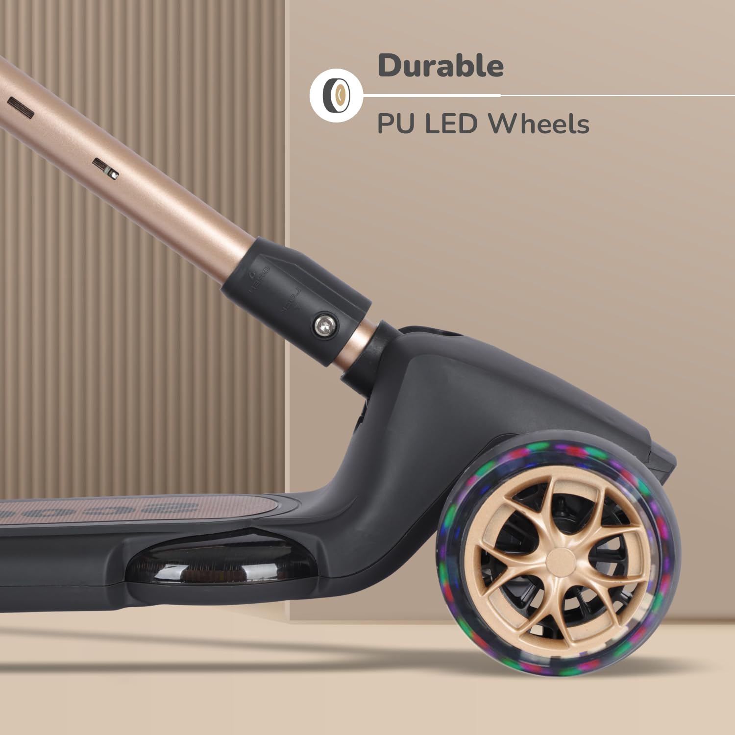 R for Rabbit Road Runner Blaze durable PU LED wheels closeup
