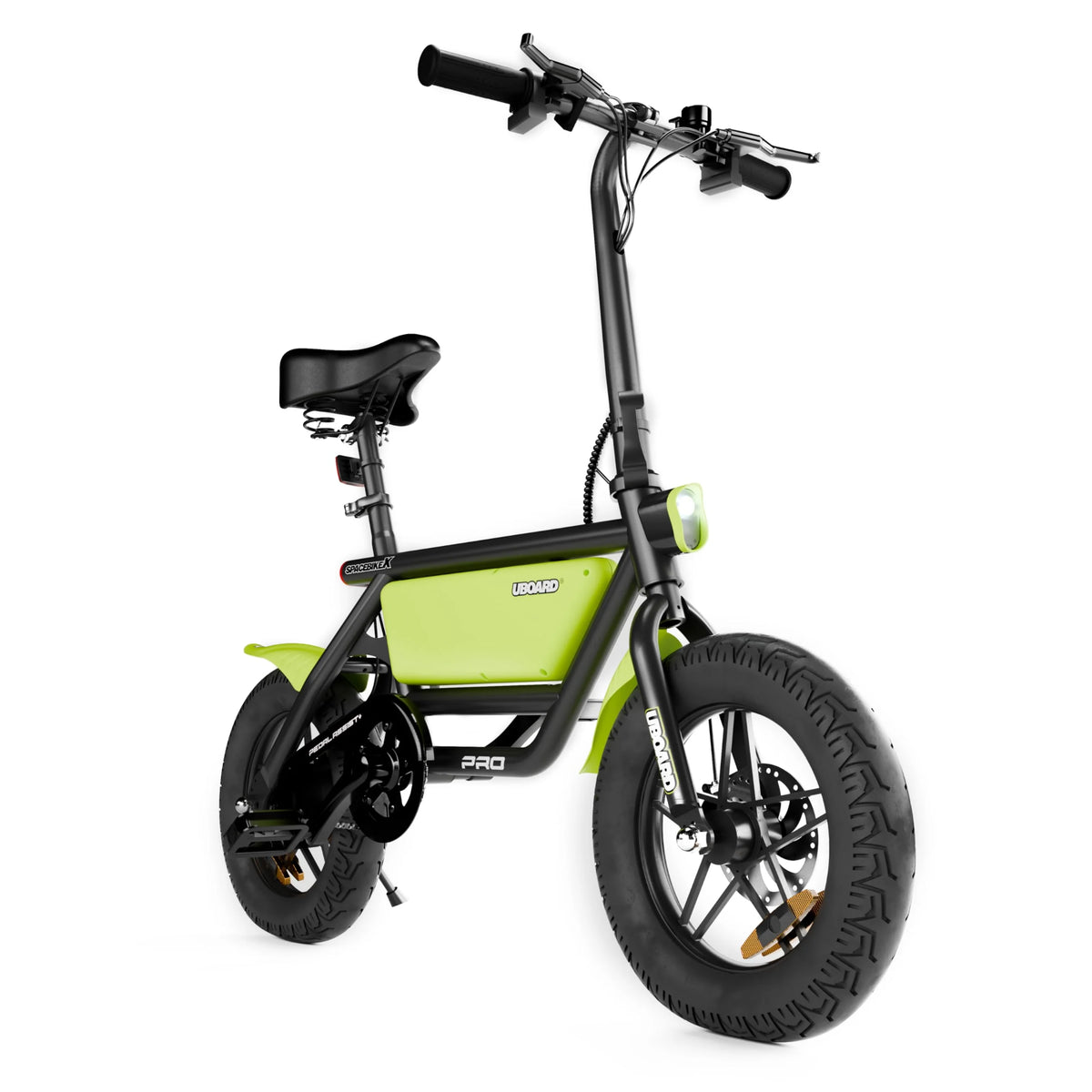 UBOARD Space Bike Pro green folding electric cycle