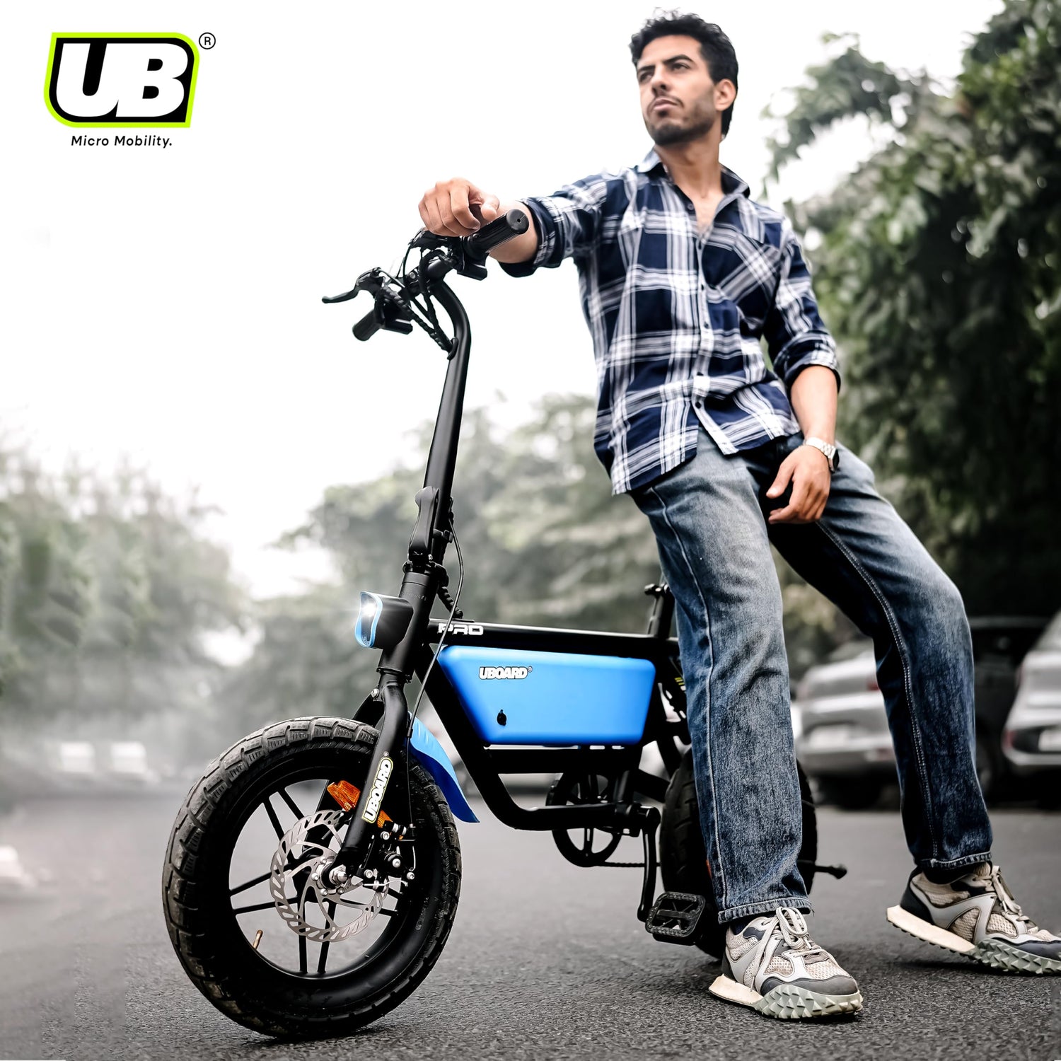 UBOARD Spacebike X electric cycle for adults riding foldable e bike city commute India
