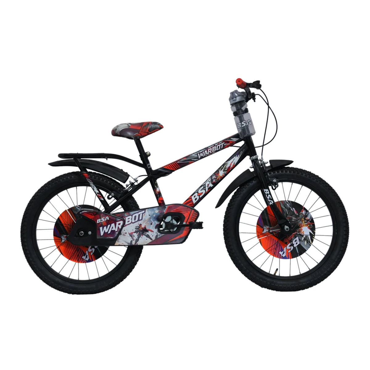 BSA Warbot Kids Cycle | 16T & 20T | Trainer Wheels